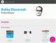 Tablet Screenshot of bobbyklucevsekdesign.com